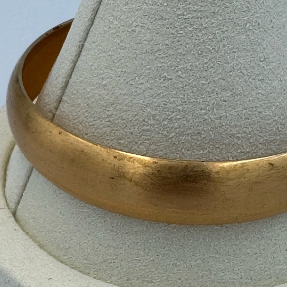 Vintage Gold Tone Bangle Set Nugget Twist Rope &‎ Wide Satin Cuff